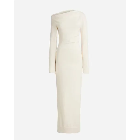 Limited-edition Anna October© X J.Crew cashmere off-the-shoulder sweater-dress - Picture 5 of 11